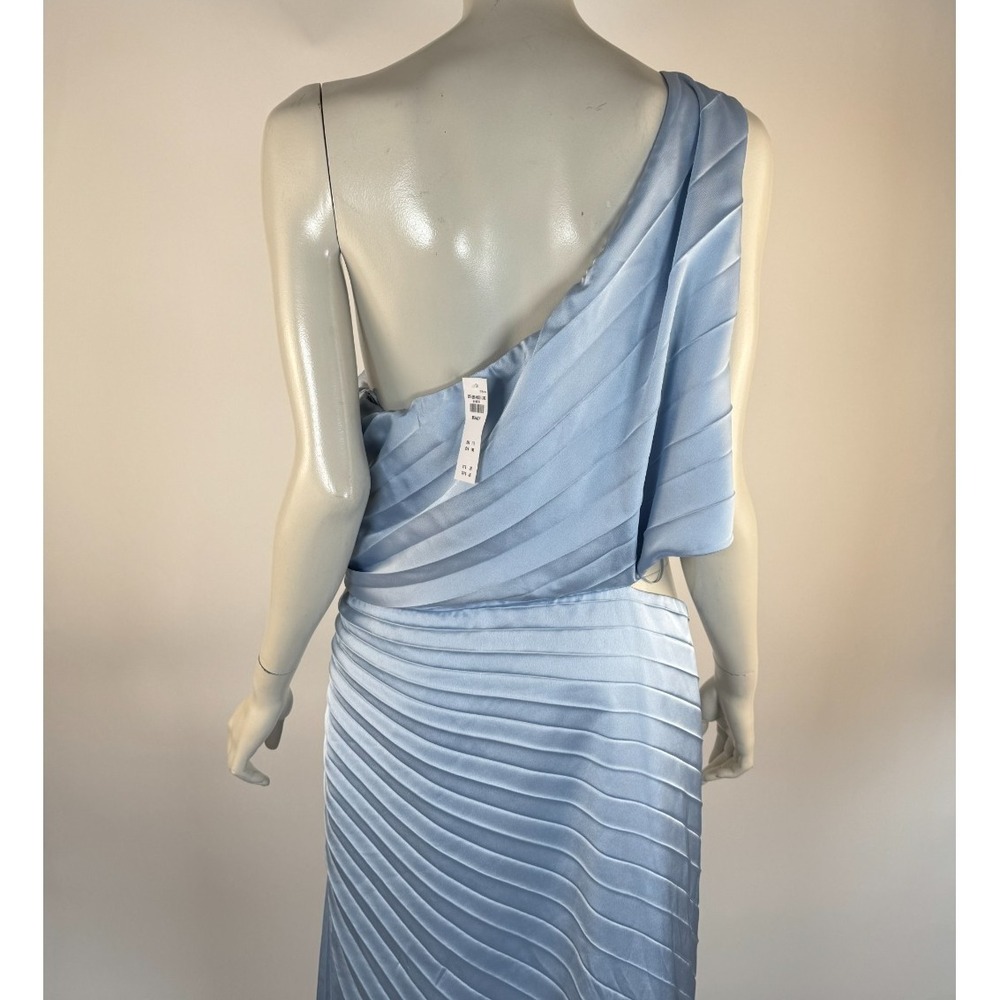 Abercrombie Fitch Giselle Pleated OneShoulder Cutout Maxi Dress Women XXLP NWT - Picture 12 of 13
